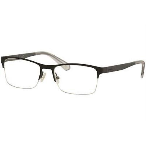 Guess Eyeglasses GU1936 GU/1936 002 Matte Black Half Rim Optical Frame 54mm
