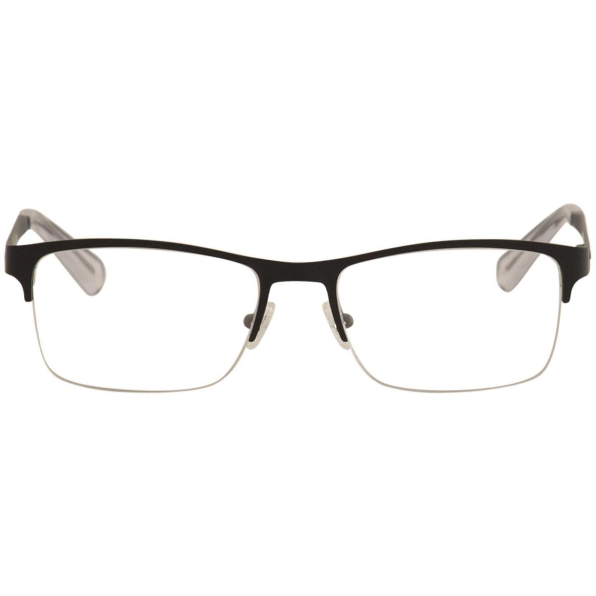 Guess Eyeglasses GU1936 GU/1936 002 Matte Black Half Rim Optical Frame 54mm