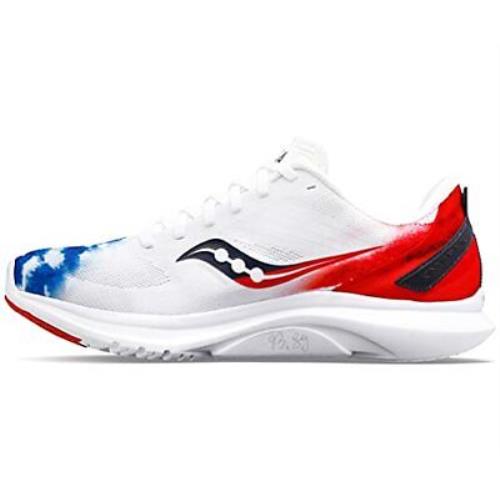 red white and blue saucony
