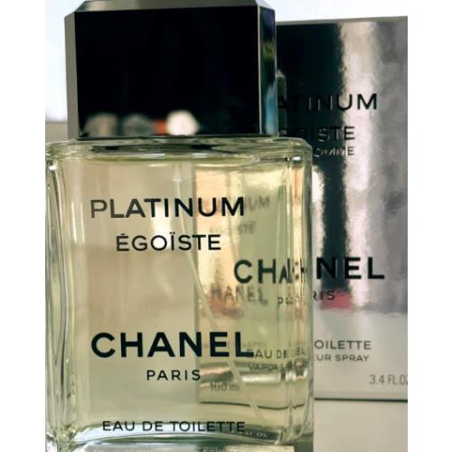 Chanel Platinum Egoiste Eau De Toilette Pick 1.7 fl or 3.4 oz Platinum Egoiste 3.4 fl oz