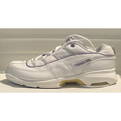 Vintage 1999 Reebok Shoes Women`s Size 9B Running Hex Low White Grey Dusk Nos