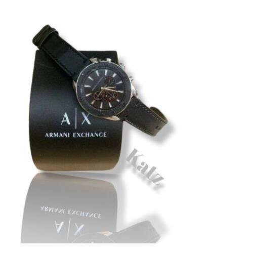 Armani Exchange Enzo Silver Black Chronograph Men`s AX1817 Watch