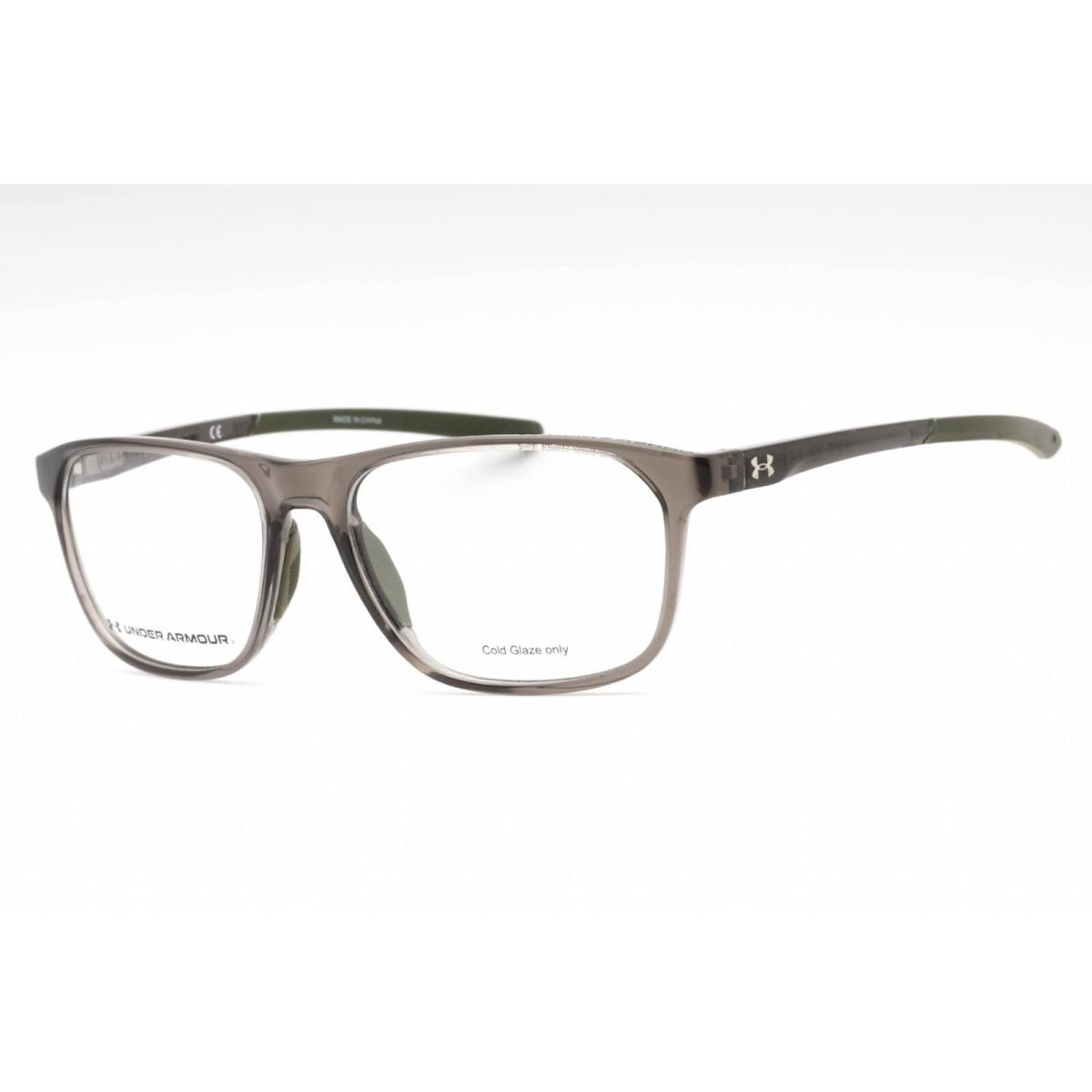 Under Armour Men`s Eyeglasses Crystal Green Rectangular Frame UA 5030 00OX 00