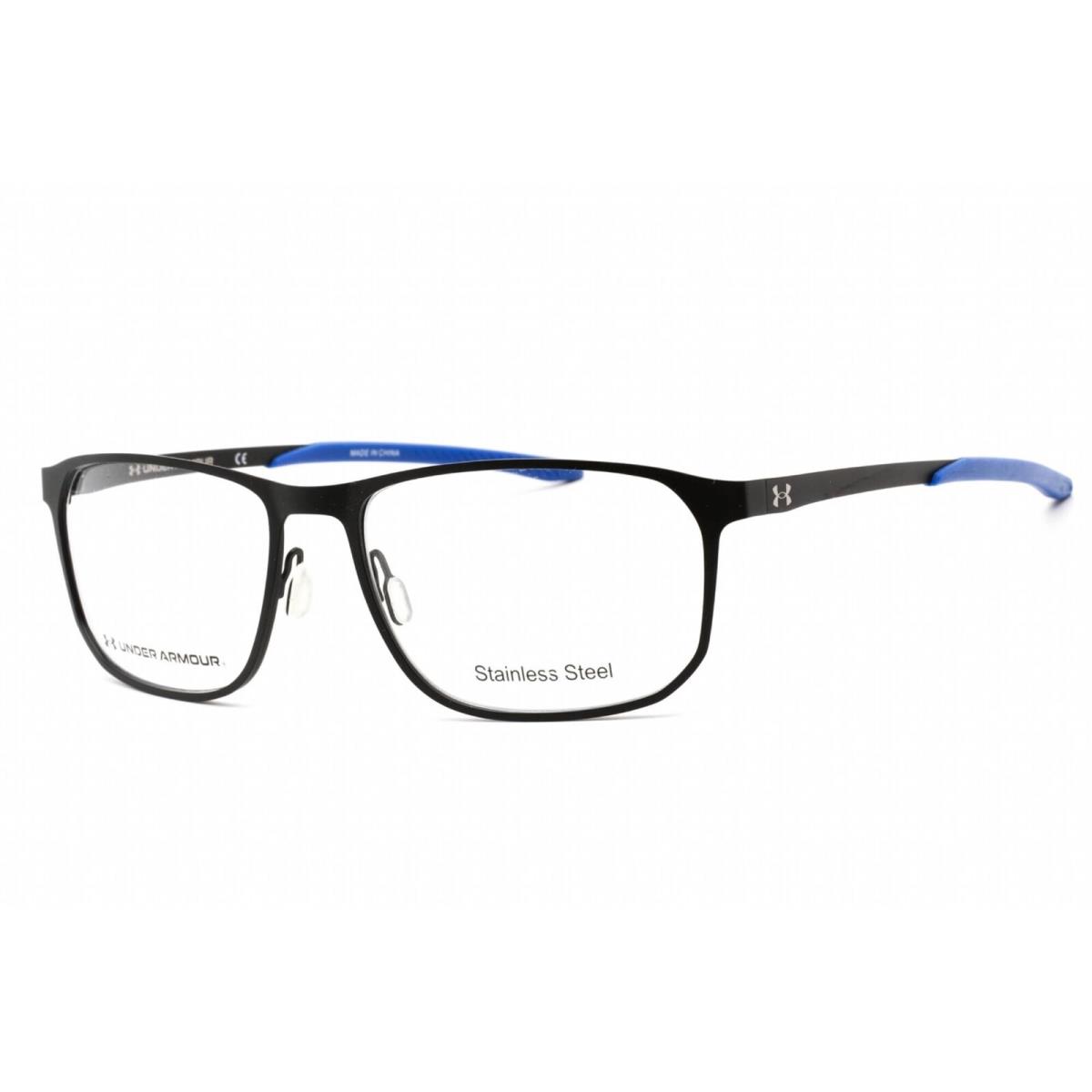 Under Armour Men`s Eyeglasses Matte Black/blue Plastic Frame UA 5029/G 00VK 00