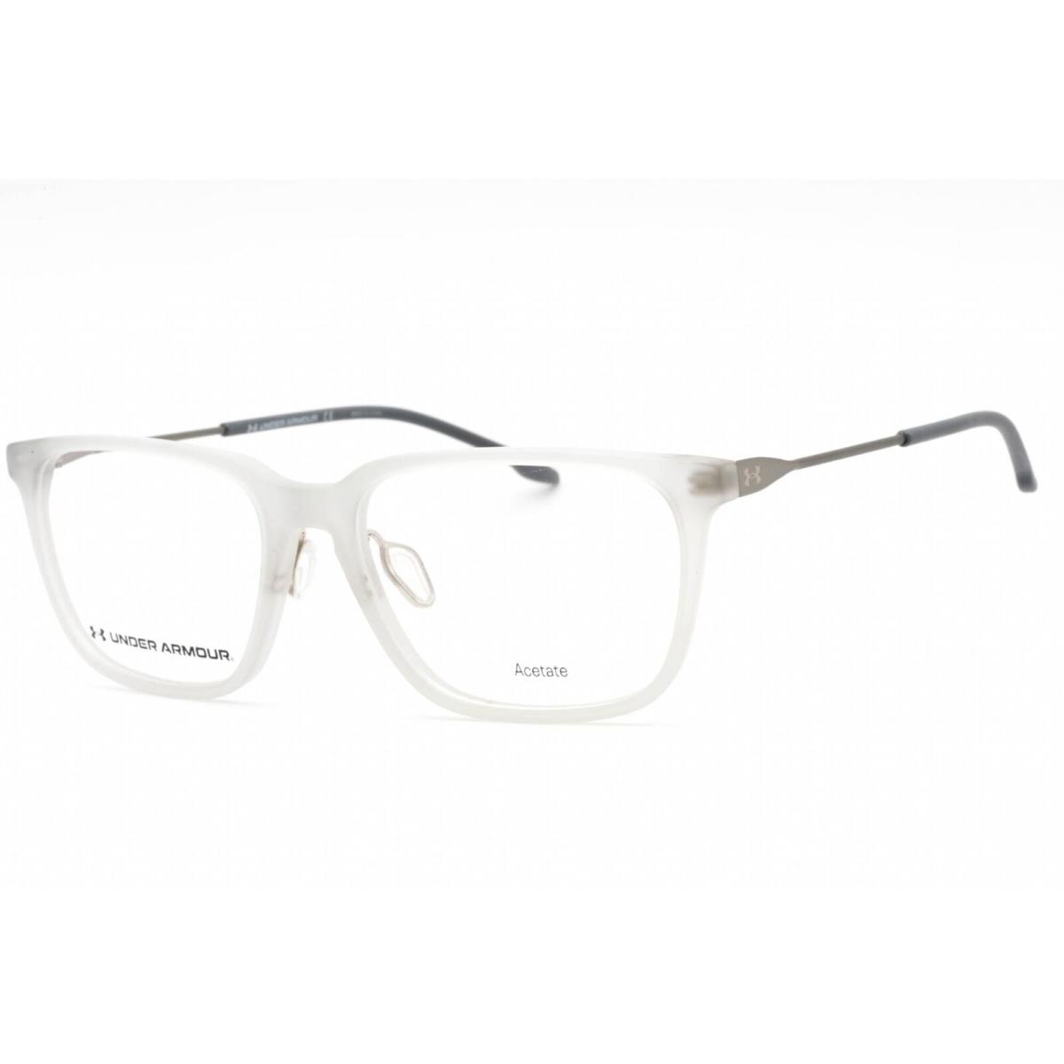 Under Armour Men`s Eyeglasses Crystal Grey Rectangular Frame UA 5032/G 063M 00