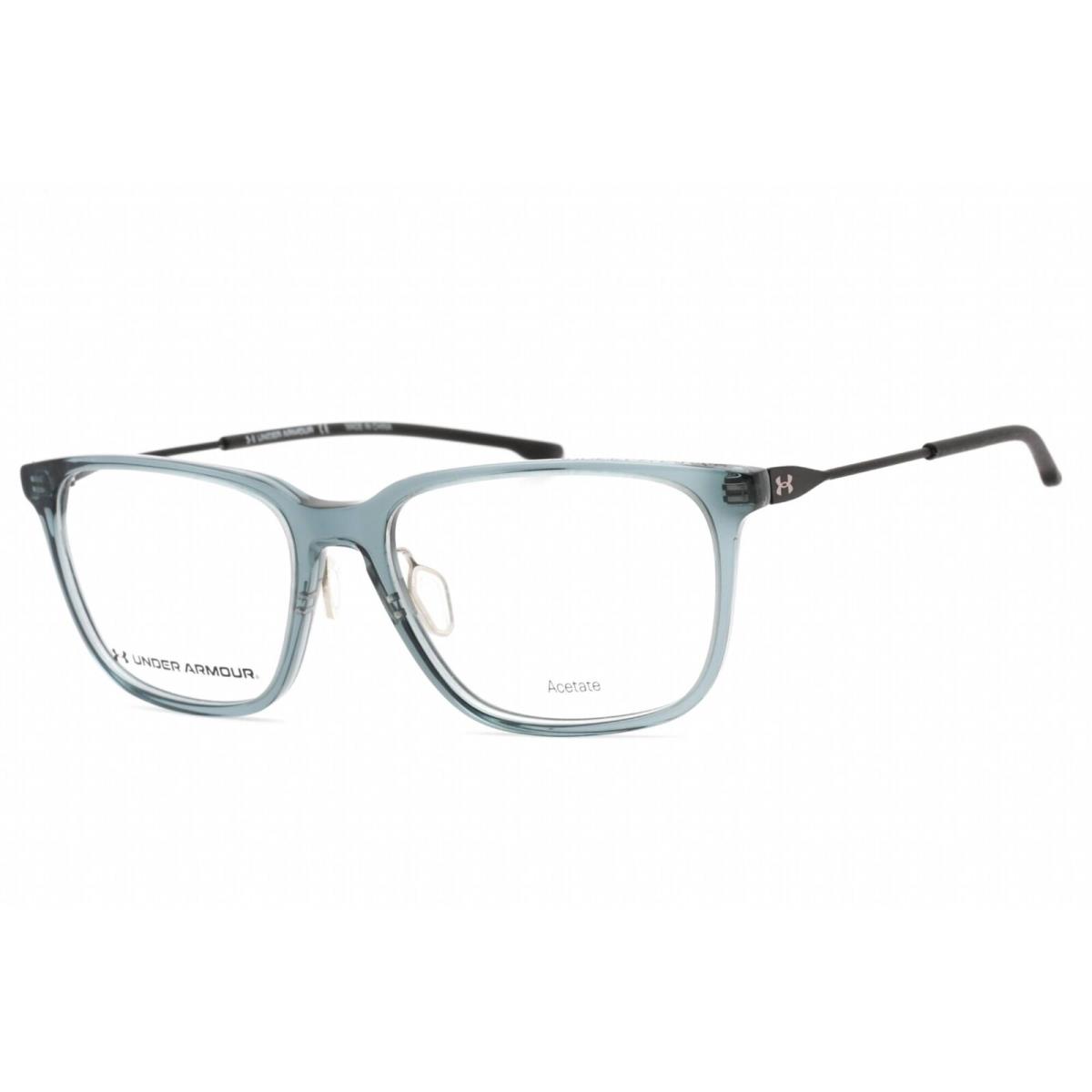 Under Armour Men`s Eyeglasses Blue Crystal Rectangular Frame UA 5032/G 0OXZ 00