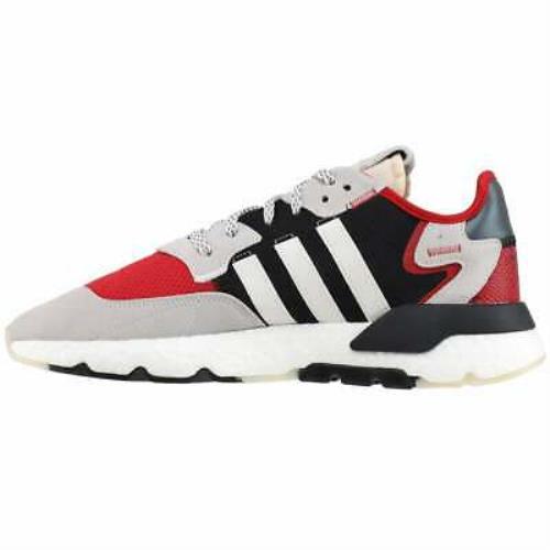 adidas grey red shoes