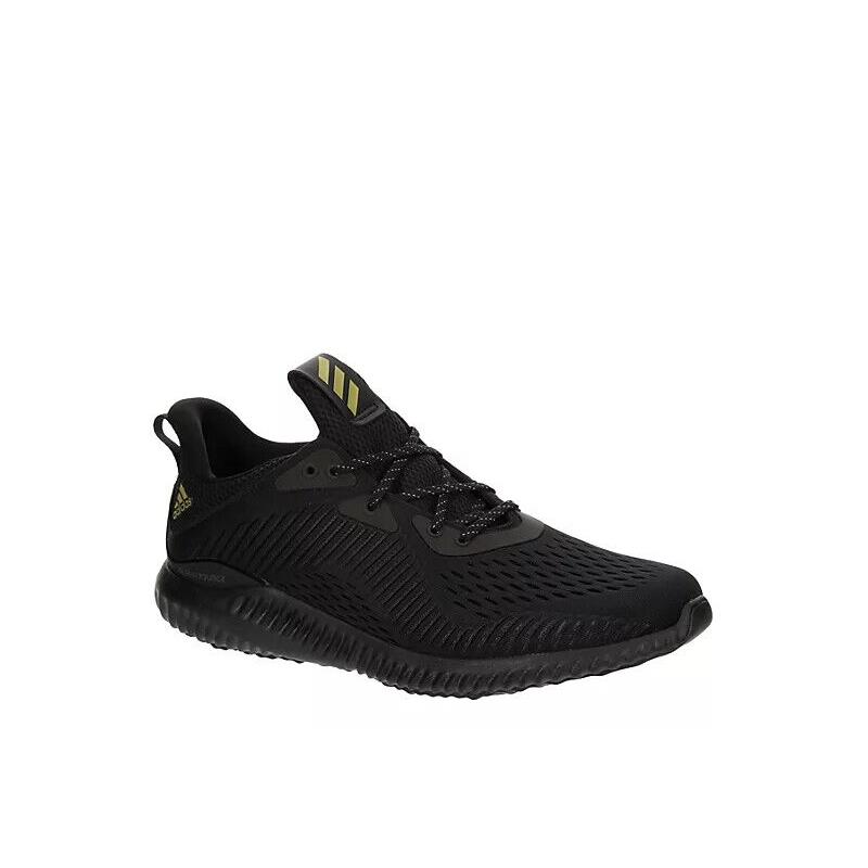 Adidas Alphabounce Men`s Athletic Running Low Top Shoes Black