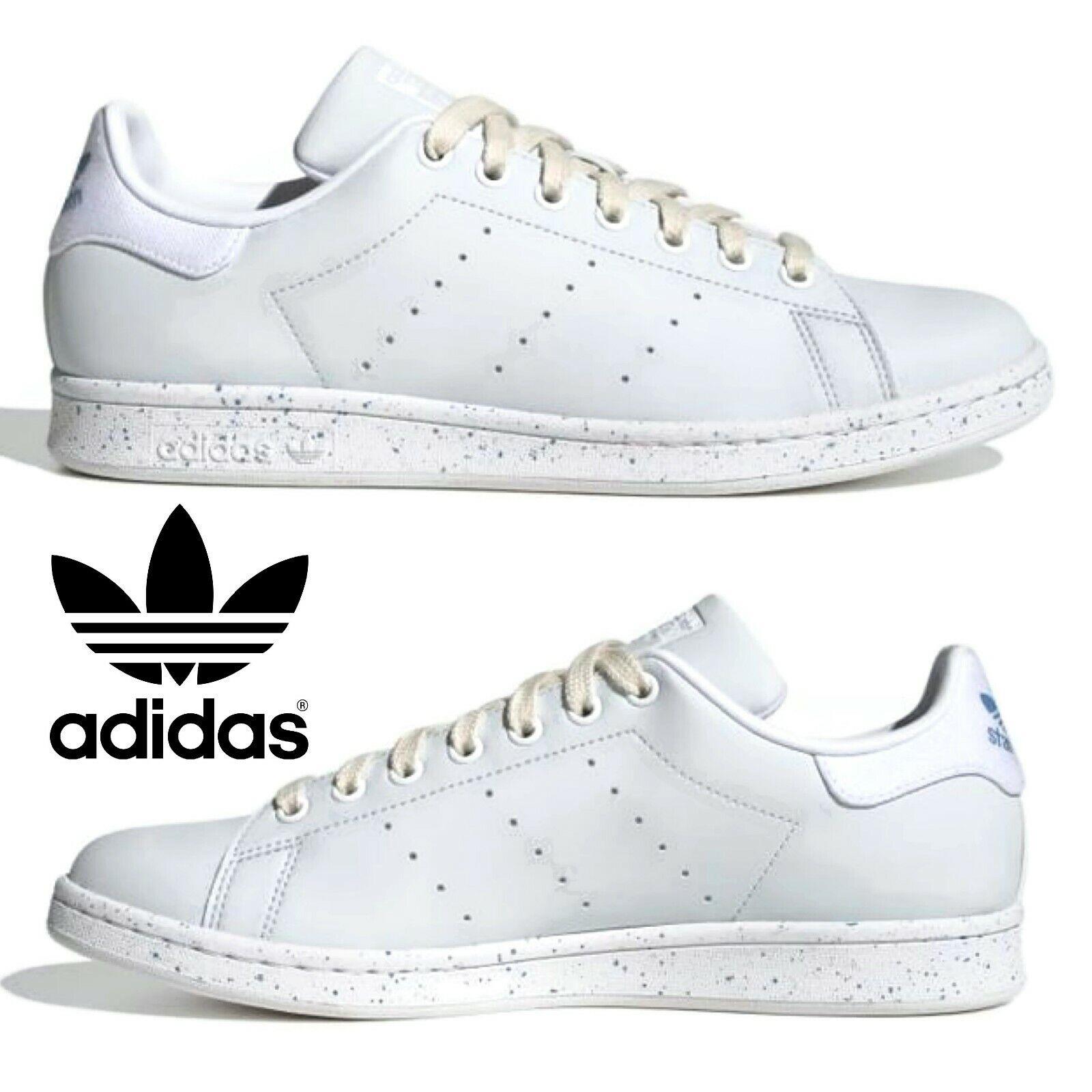 Adidas Originals Stan Smith Men`s Sneakers Comfort Sport Casual Shoes Blue Tint