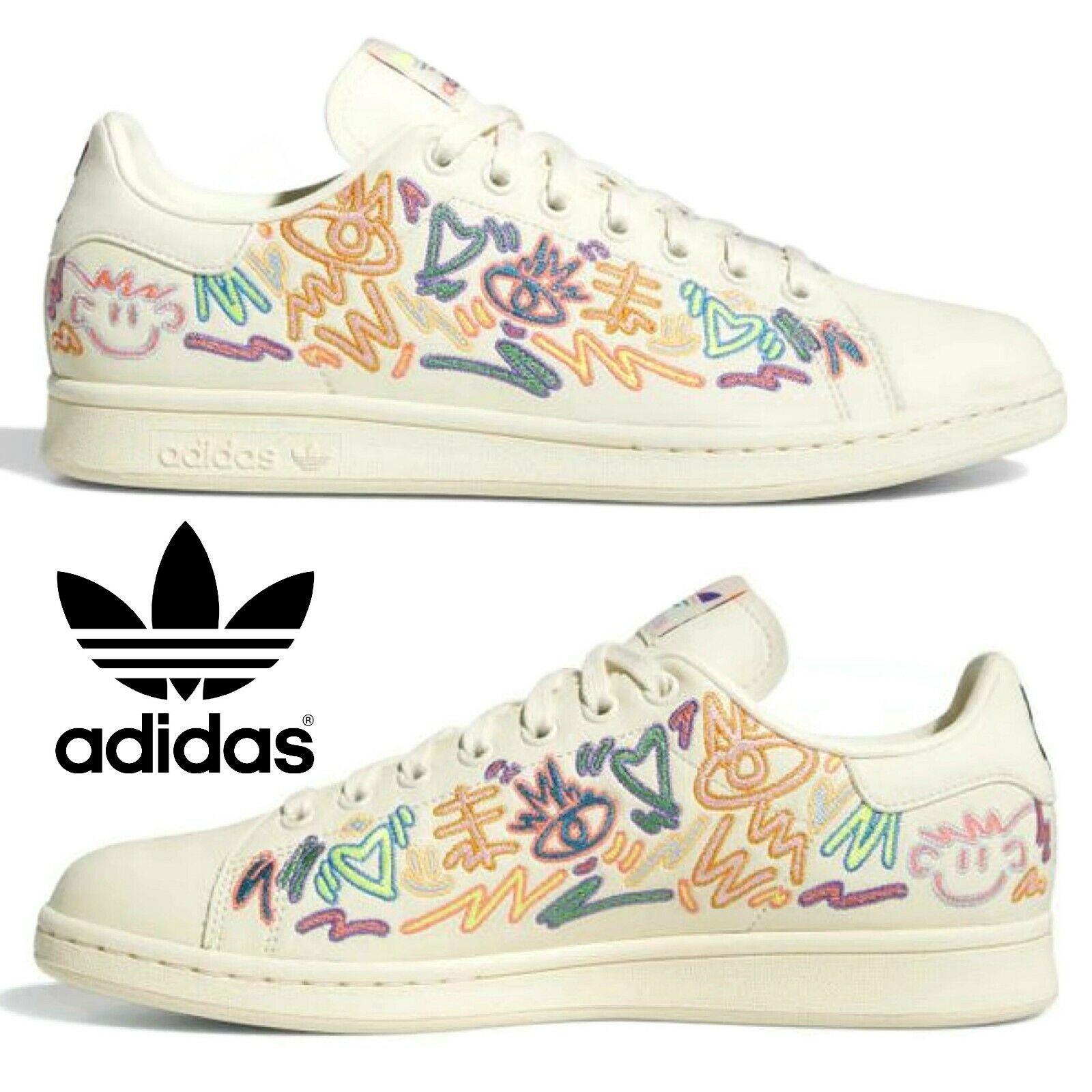Adidas Originals Stan Smith Men`s Sneakers Comfort Sport Casual Shoes Cream