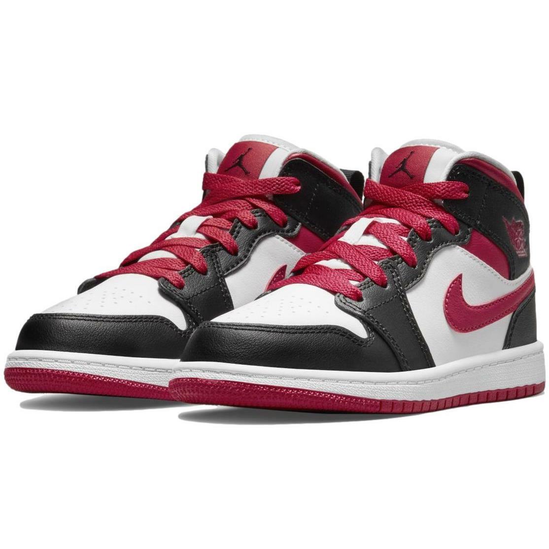 Nike Air Jordan 1 Mid PS `white Very Berry` Shoes Sneakers 640734-016