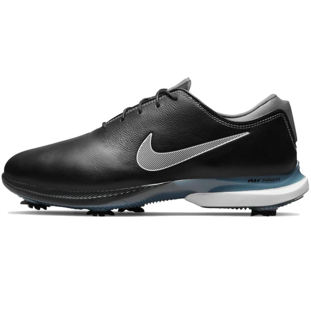 Nike Men`s Air Zoom Victory Tour 2 `black Metallic Pewter` Golf Shoes CW8155-001 - Black/White