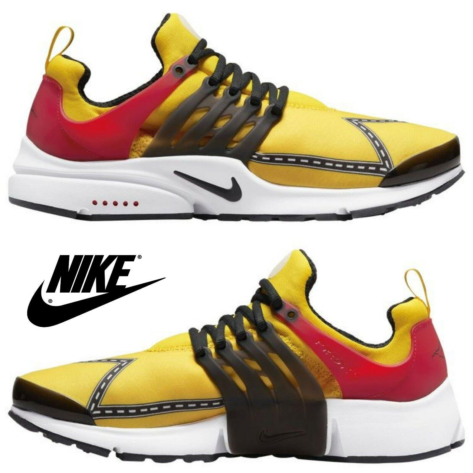 nike yellow air presto sports shoes