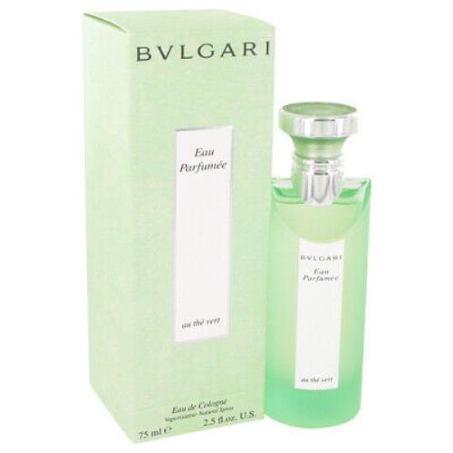 Bvlgari Eau Parfumee Green Tea by Bvlgari Cologne Spray Unisex 2.5 oz