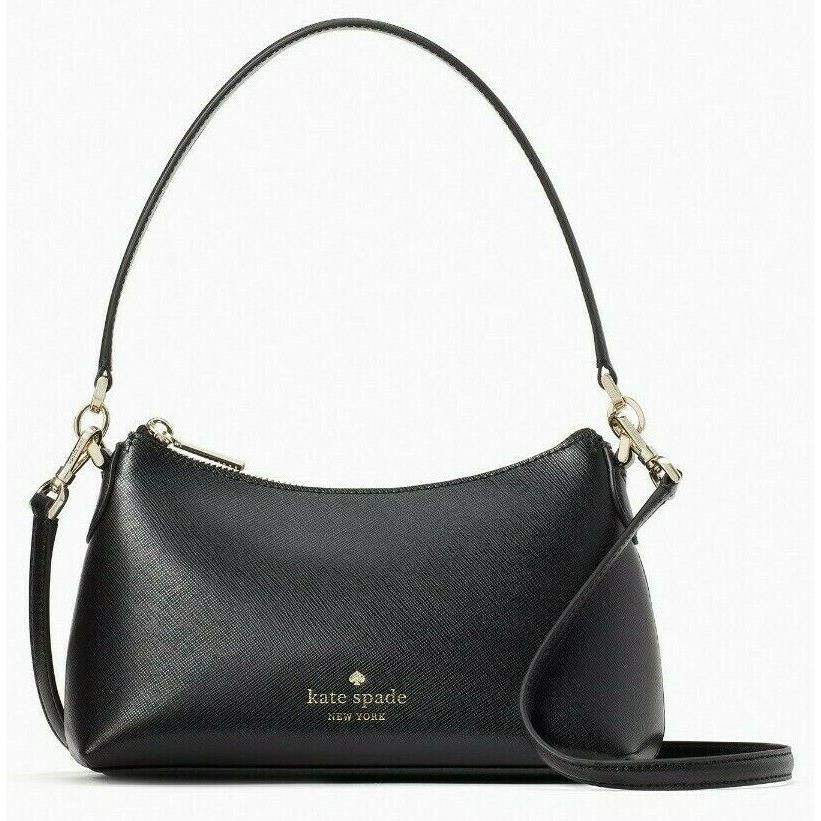 Kate Spade Sadie Black Saffiano Leather Shoulder Bag K7380 Crossbody Y