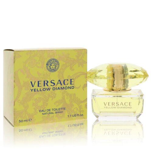 Versace Yellow Diamond Eau De Toilette Spray By Versace 1.7oz For Women