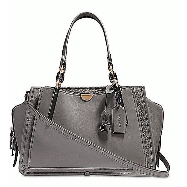 Coach Dreamer Mixed Leather Bag Heather Grey 33094 Packaging - Heather Grey Exterior