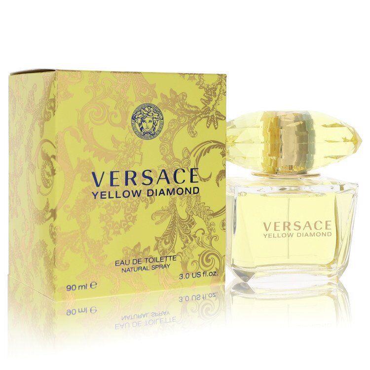 Versace Yellow Diamond Eau De Toilette Spray By Versace 3oz For Women