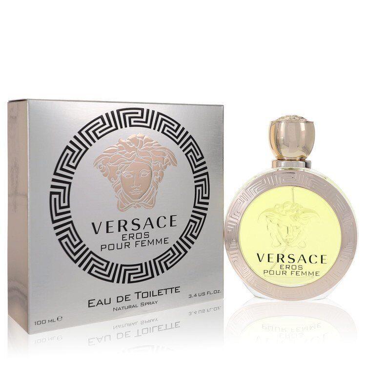 Versace Eros Eau De Toilette Spray By Versace 3.4oz For Women