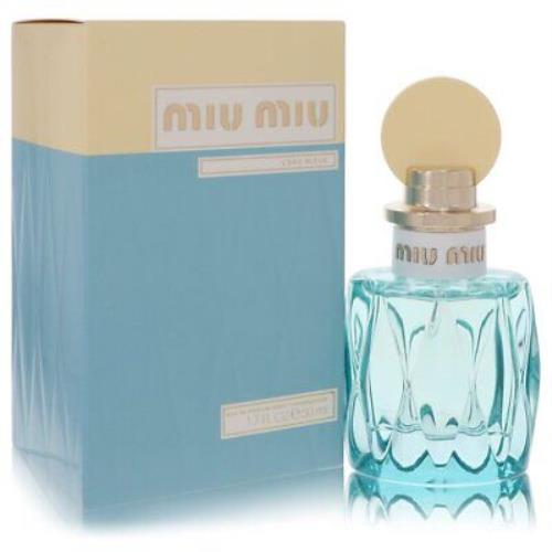 L`eau Bleue by Miu Miu Eau De Parfum Spray 1.7oz/50ml For Women