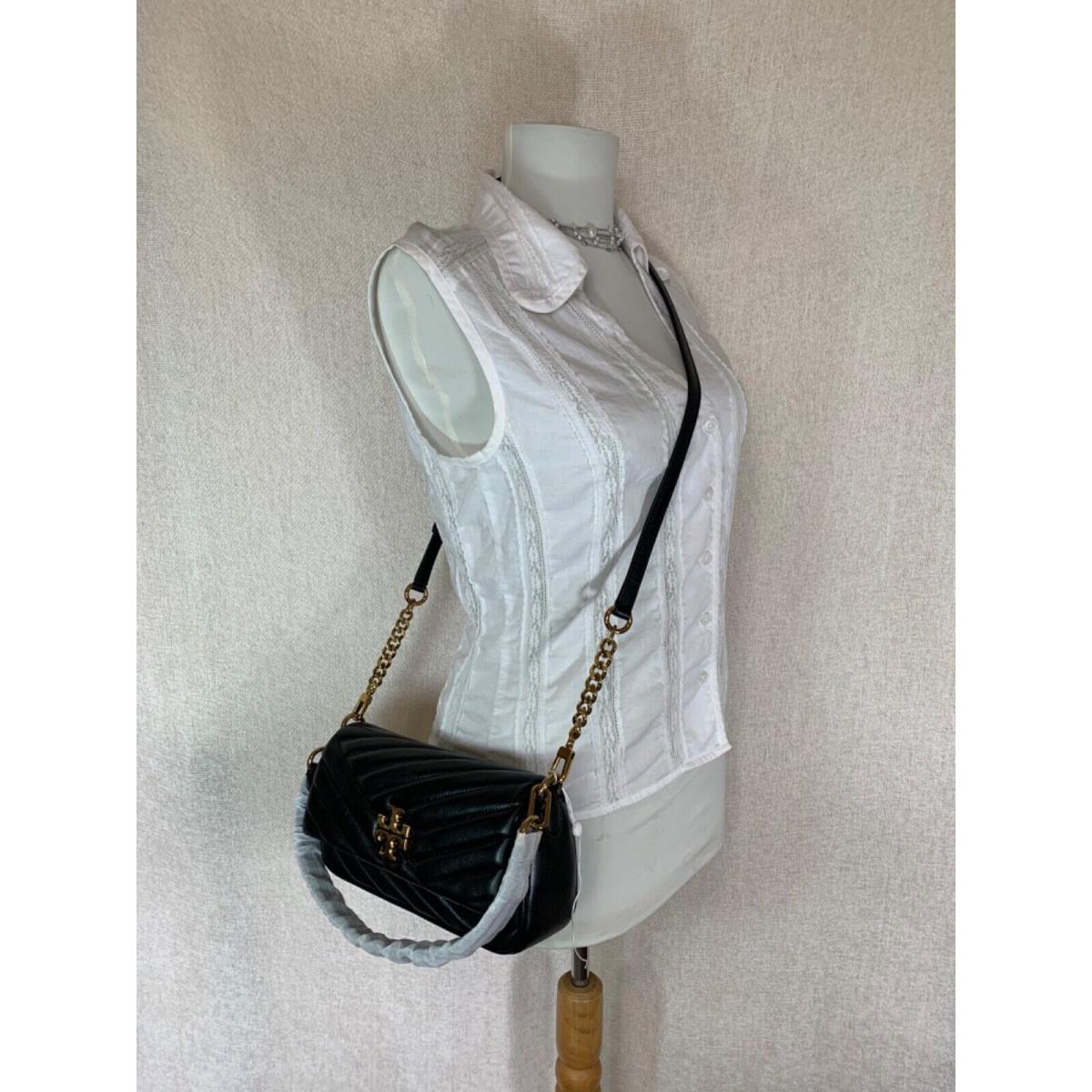 Tory Burch Small Kira Chevron Black Convertible Flap Shoulder Bag - Tory  Burch bag - 196133012444 | Fash Brands