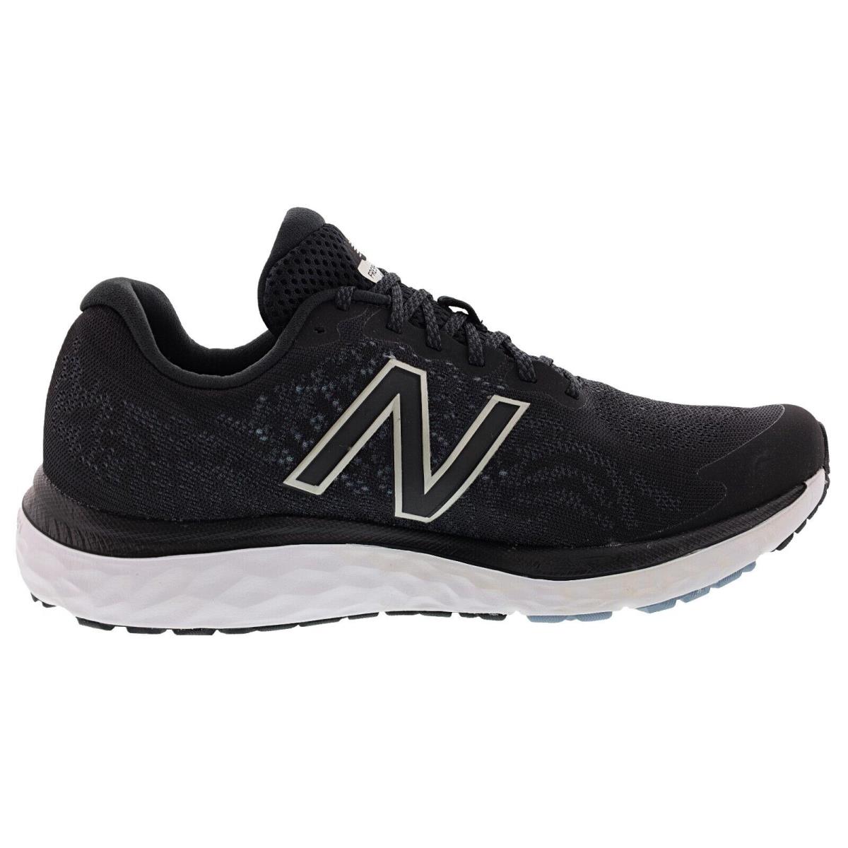 New Balance Men`s 680 V7 Medium Width Running Shoes BLACK / STAR GLO