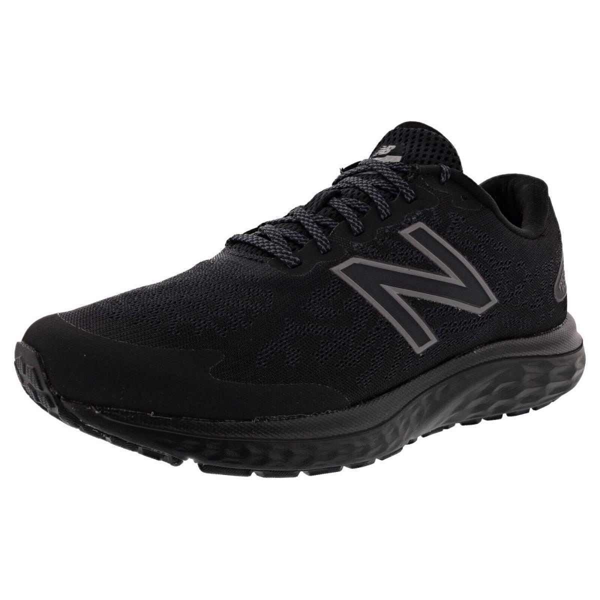 New Balance Men`s 680 V7 Medium Width Running Shoes BLACK / THUNDER