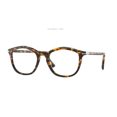 Persol 0PO3267V 1081 Tortoise Brown Havana/ Silver Irregular Unisex Eyeglasses