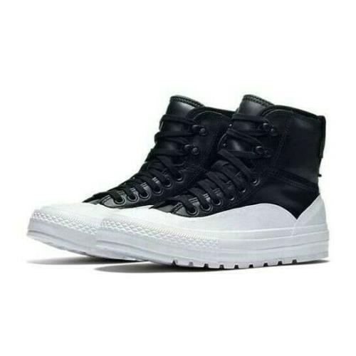 Converse Ctas Tekoa HI Mens Size 11.5 Sneaker Shoes 153657C Black White