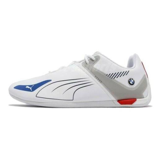 Mens Puma Bmw Mms A3ROCAT Aerocat M White Driving Racing Kart Cat Sneaker Shoes