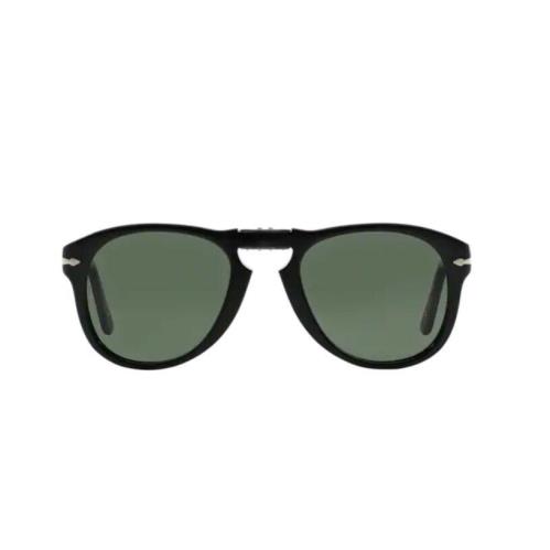 Persol 0PO0714 Folding 95/31 Black/ Silver Men`s Sunglasses