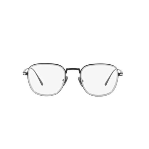 Persol 0PO5007VT 8012 Black/silver Square Unisex Eyeglasses