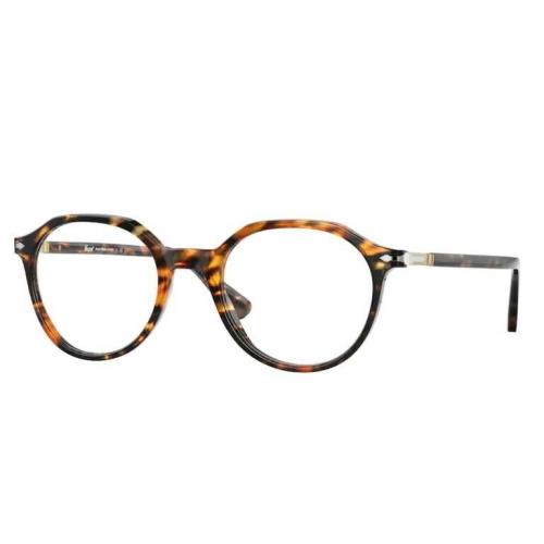 Persol 0PO3253V 1081 Tortoise Brown Havana/ Silver Unisex Eyeglasses