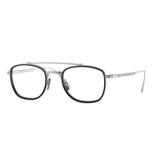 Persol 0PO5005VT 8006 Black/ Silver Men`s Eyeglasses