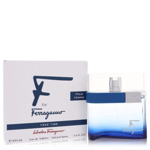 F Free Time Eau De Toilette Spray By Salvatore Ferragamo 3.4oz