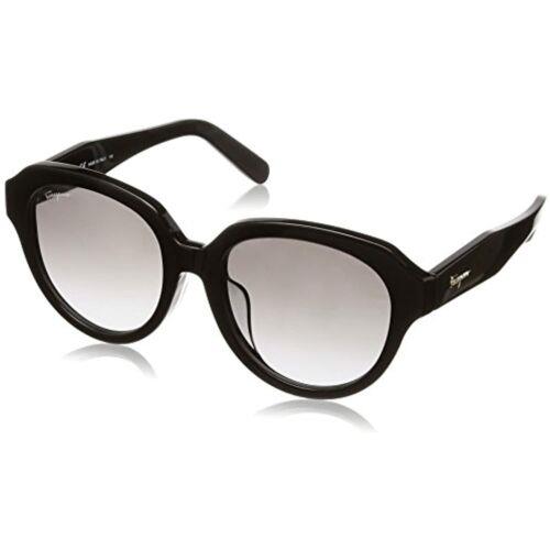 Salvatore Ferragamo SF 906S 001 Black Sunglasses with Grey Lenses SF Case