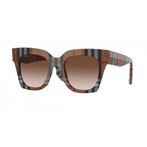 Burberry Sunglasses BE 4364 396713 Brown Check/brown Gradient Women