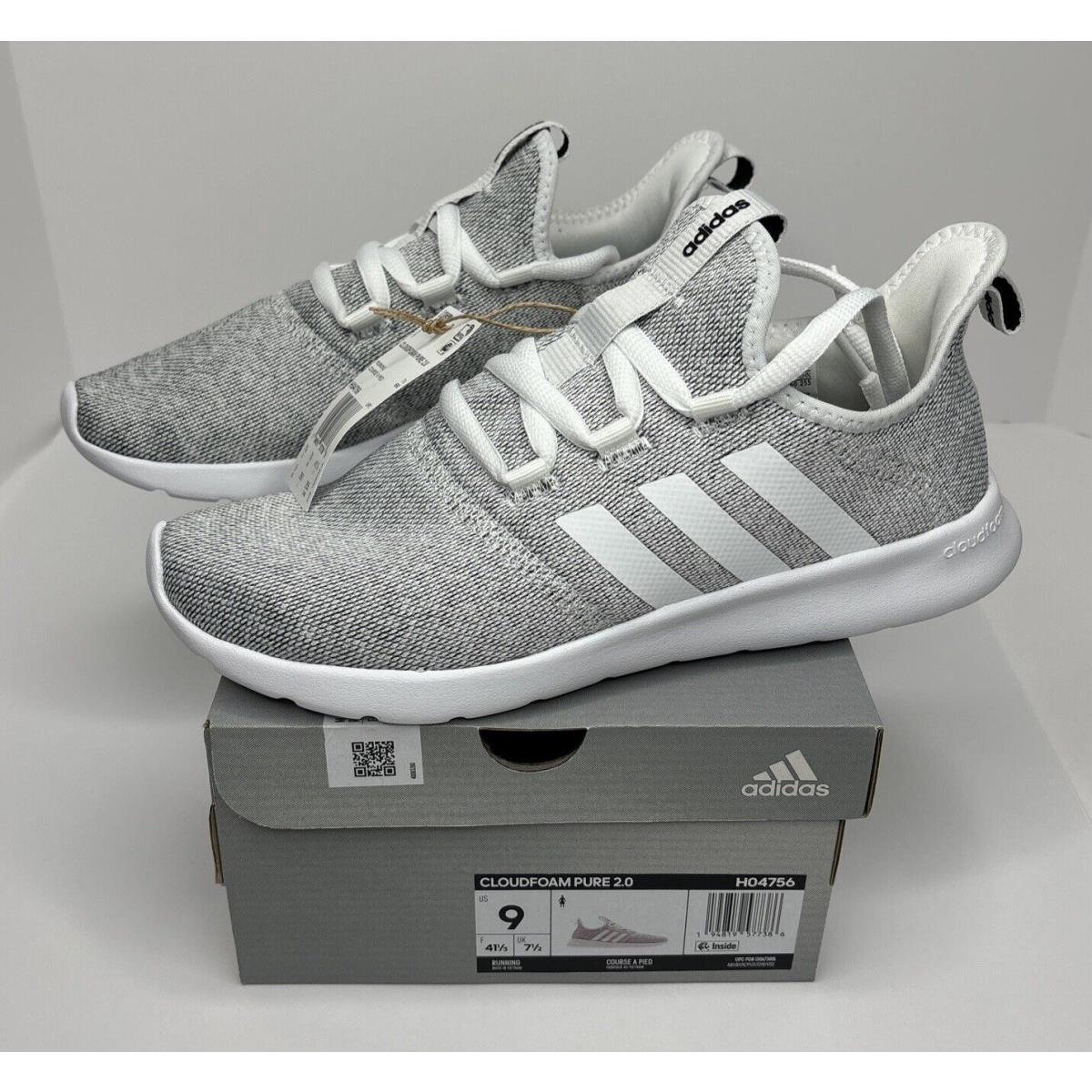 Adidas Women`s Casual Running Shoe Cloud White/cloud White/core Black 9 - Cloud White/Cloud White/Core Black