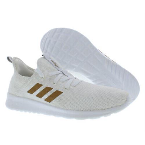 adidas cloudfoam white and gold