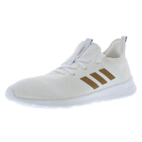 adidas cloudfoam white and gold