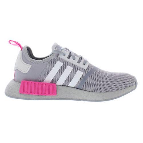 gray and pink adidas