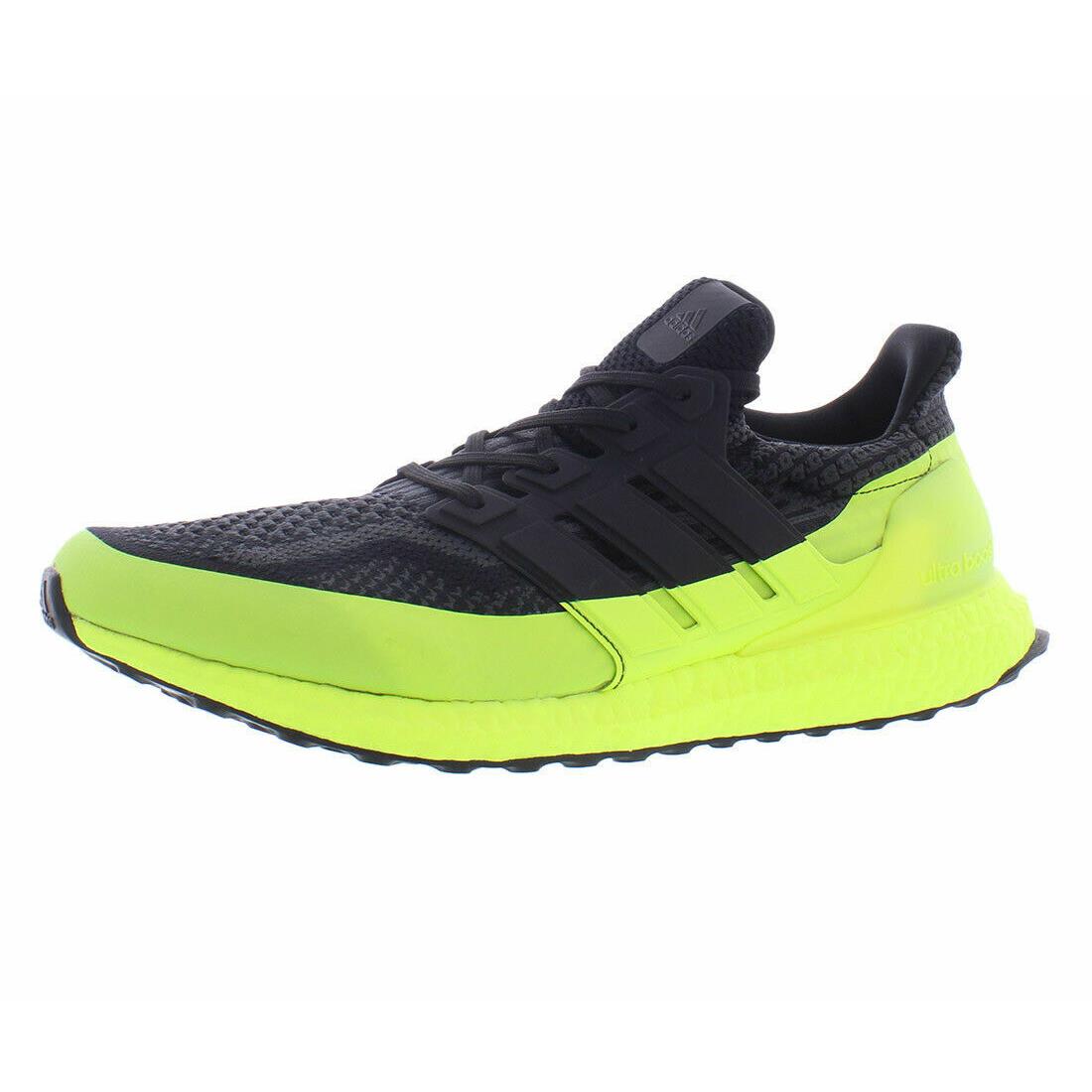 adidas black and neon shoes