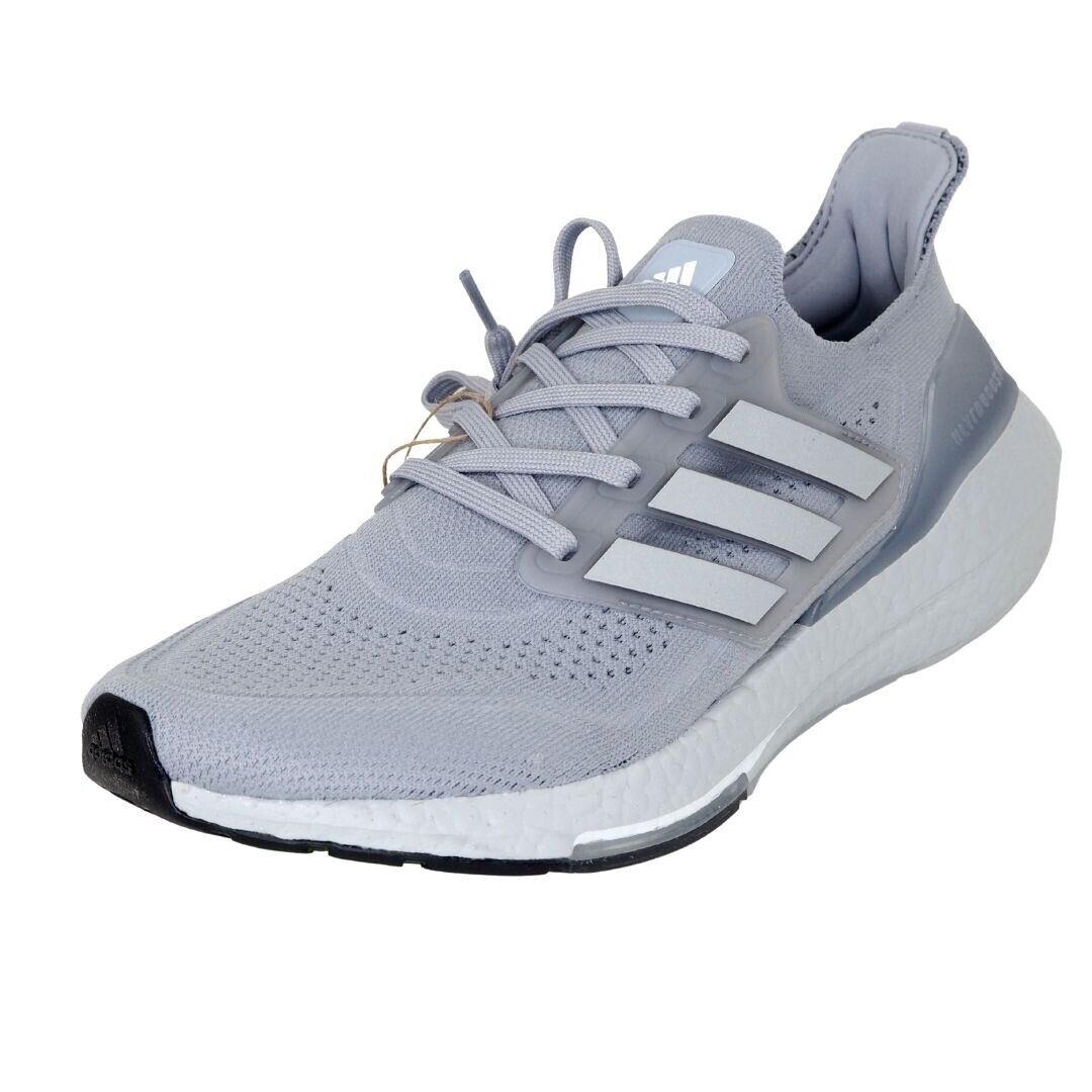 Adidas Running Ultraboost 21 Men`s FY0432 Shoes Triple Grey Workout Train Sz 8