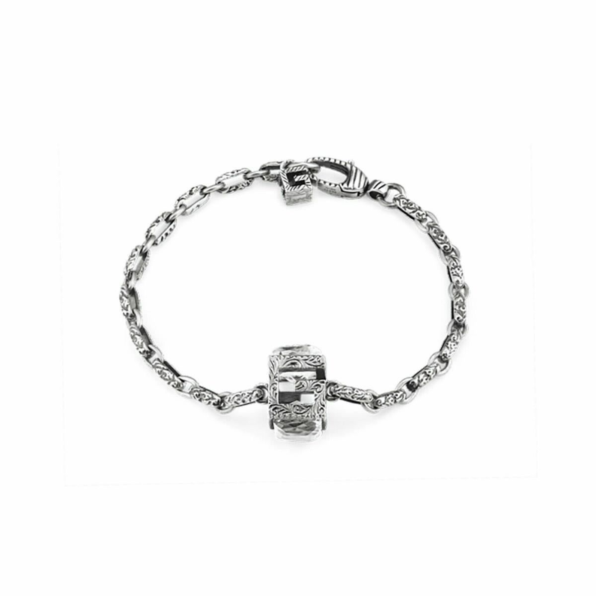 Gucci Sterling G-cube Women`s Bracelet YBA550888001017