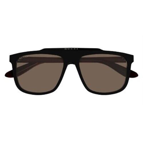 Gucci GG1039S Sunglasses Men Black Square 58mm