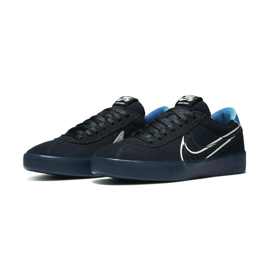 Nike SB Bruin React T Mens Size 11.5 Sneakers Shoes CV5980 400 Dark Obsidian - Multicolor