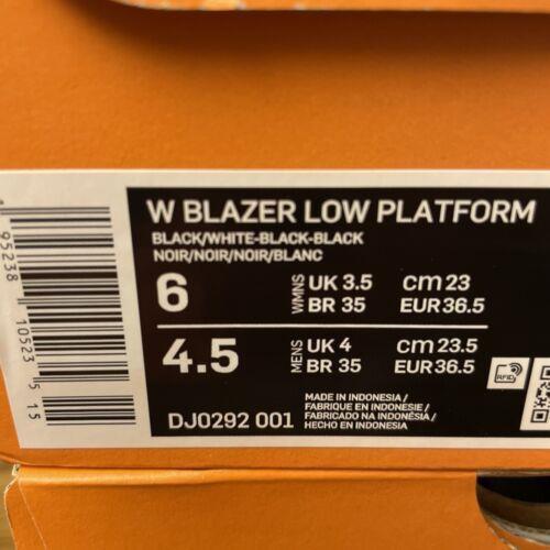 Nike shoes Blazer Low Platform - Black 5