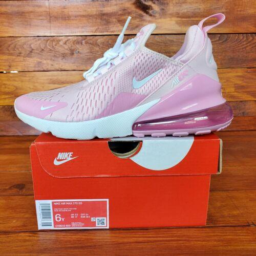 Nike Air Max 270 Gs Shoes Pink Foam White 6y Wmns Sz 7 5 Cv9645 600 Nike Shoes Air Max Pink Sportiptop