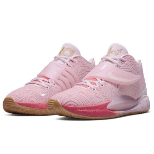 Nike KD 14 `aunt Pearl` Pink Basketball Shoes DC9379-600 Men s Size 14