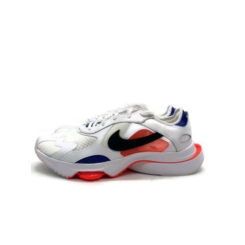 nike air zoom division sneakers in red white and blue